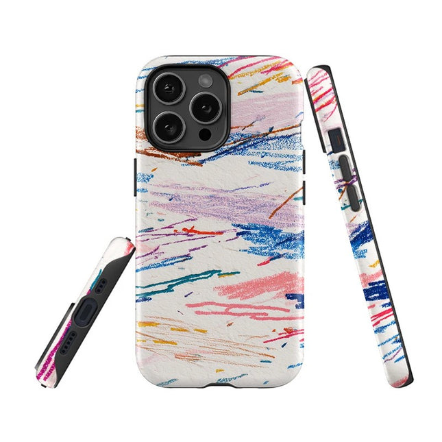 Luxury Painting Shockproof Soft TPU Case for iPhone 11–16 Pro Max