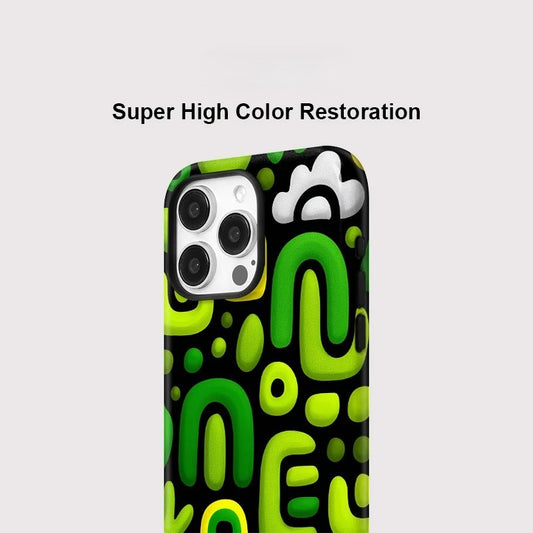 Painting Pattern MagSafe Shockproof iPhone Case for iPhone 11–16 Pro Max