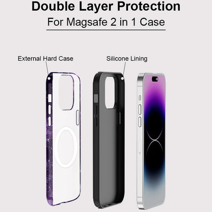 Stripe Pattern MagSafe Shockproof iPhone Case for iPhone 11–16 Pro Max