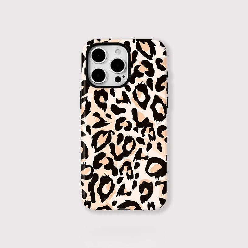 Luxury Leopard Print MagSafe Shockproof iPhone Case for iPhone 11–16 Pro Max