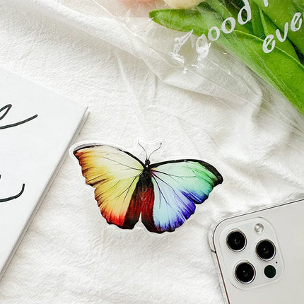 3D Butterfly Insect Foldable Finger Grip Ring Stand