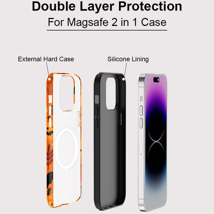 Halloween Pumpkin Magnetic Hard MagSafe Case for iPhone 11–16 Pro Max