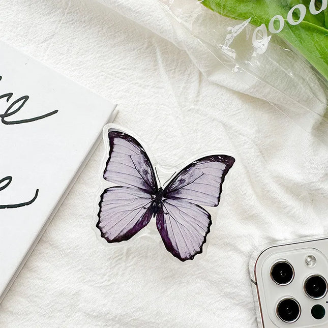 3D Butterfly Insect Foldable Finger Grip Ring Stand