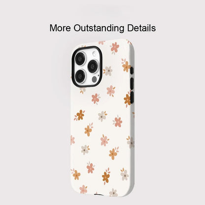 Floral Design Luxury MagSafe Shockproof iPhone Case for iPhone 11–16 Pro Max Series