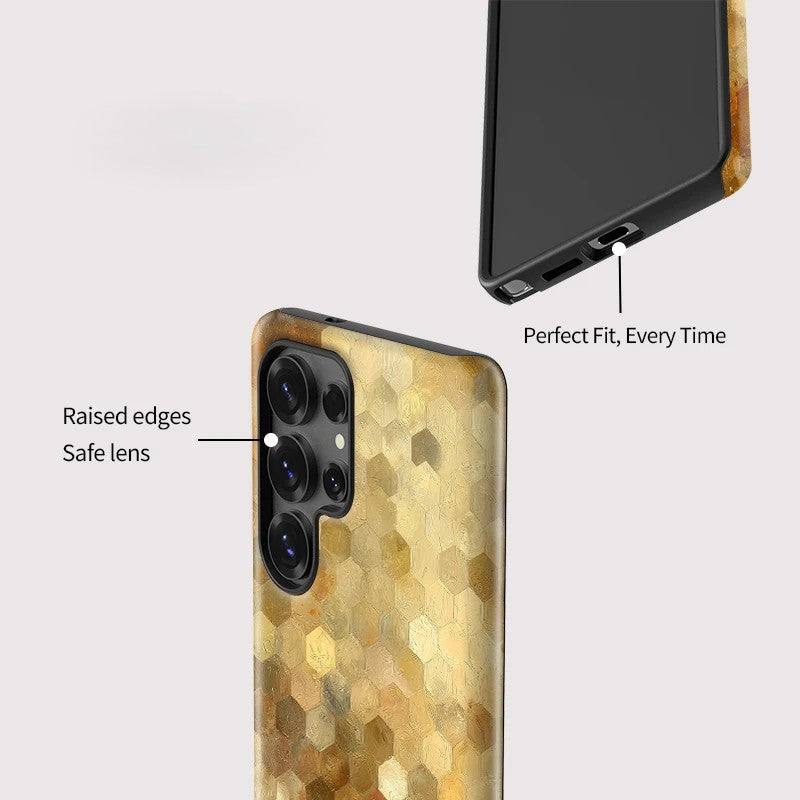 Painting Pattern Dual-Layer Shockproof Case for Samsung Galaxy S23–S25 Series