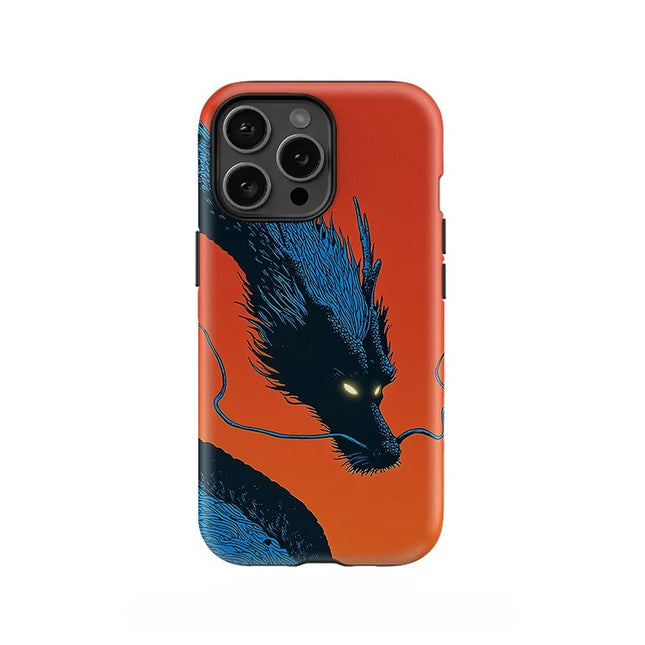 Dragon Soft Silicone Matte Shockproof Case for iPhone 11–16 Pro Max
