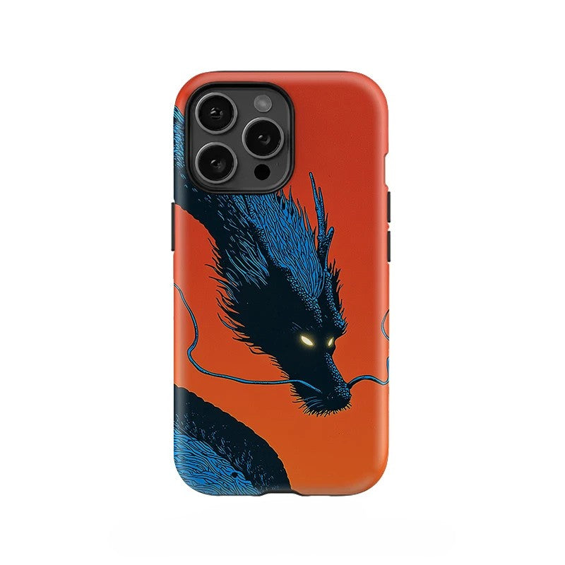 Dragon Soft Silicone Matte Shockproof Case for iPhone 11–16 Pro Max