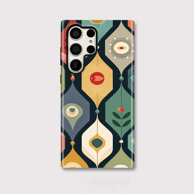 Fashion Art Painting Pattern Acrylic TPU Shockproof Case for Samsung Galaxy S23–S25 Series