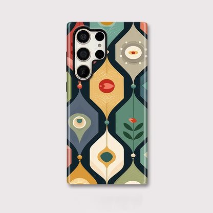 Fashion Art Painting Pattern Acrylic TPU Shockproof Case for Samsung Galaxy S23–S25 Series