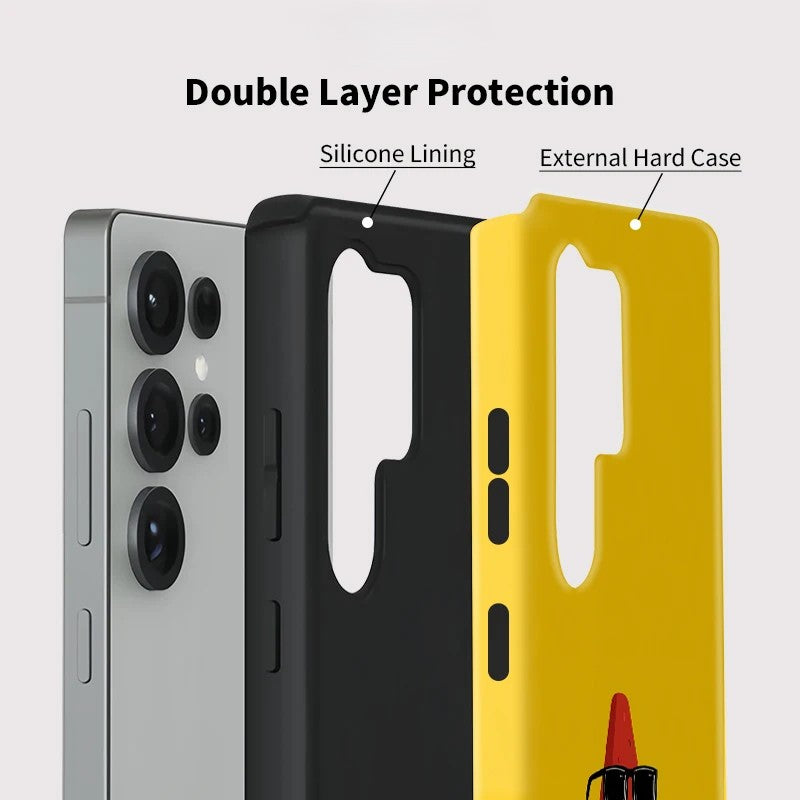 Watermelon Pattern Shockproof Phone Case for Samsung Galaxy S23–S25