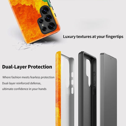 Colorful Acrylic Shockproof Case for Samsung Galaxy S23–S25