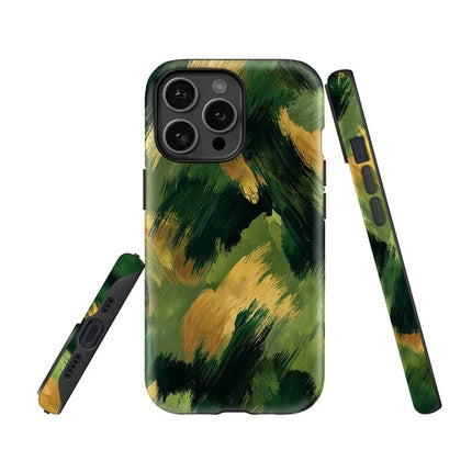 Fashion Painting Soft Acrylic Dual-Layer Case for iPhone 11–16 Pro Max