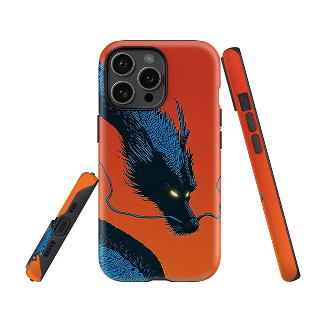 Dragon Soft Silicone Matte Shockproof Case for iPhone 11–16 Pro Max