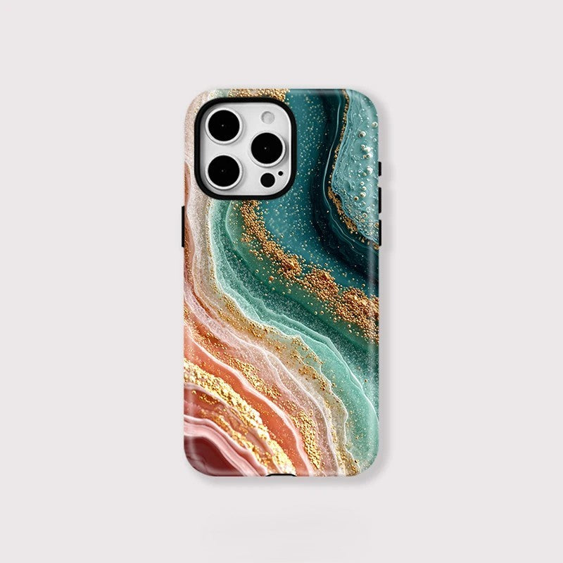 Marble Pattern MagSafe Shockproof iPhone Case for iPhone 11–16 Pro Max