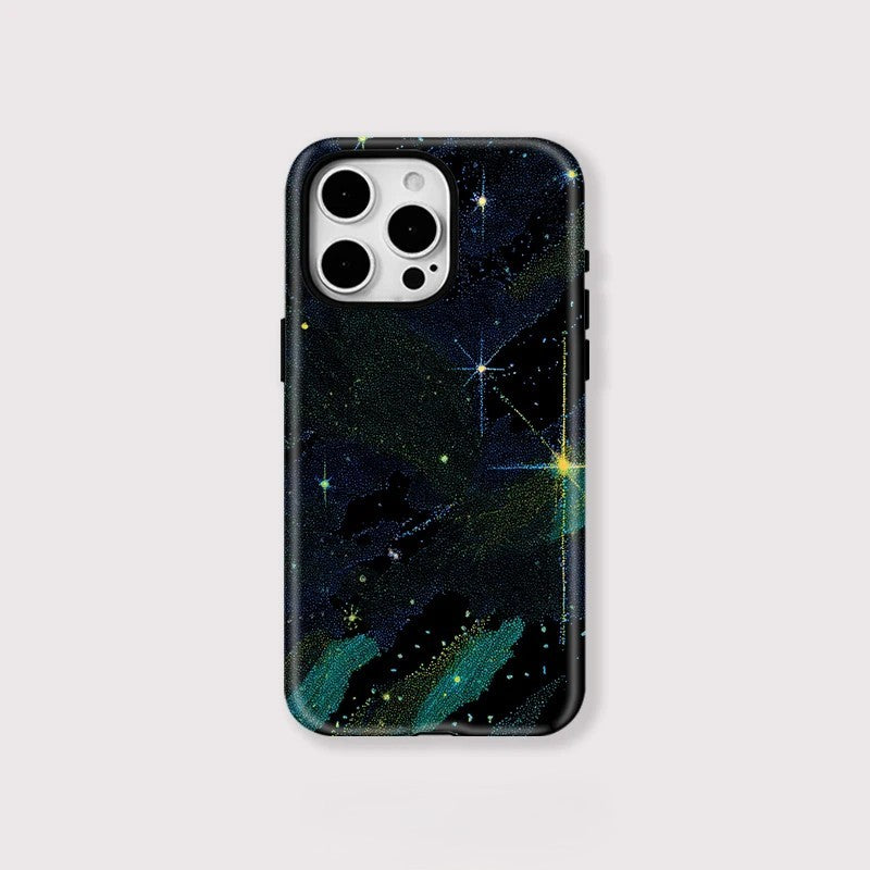 Acrylic Sky Starry MagSafe Shockproof iPhone Case for iPhone 11–16 Pro Max