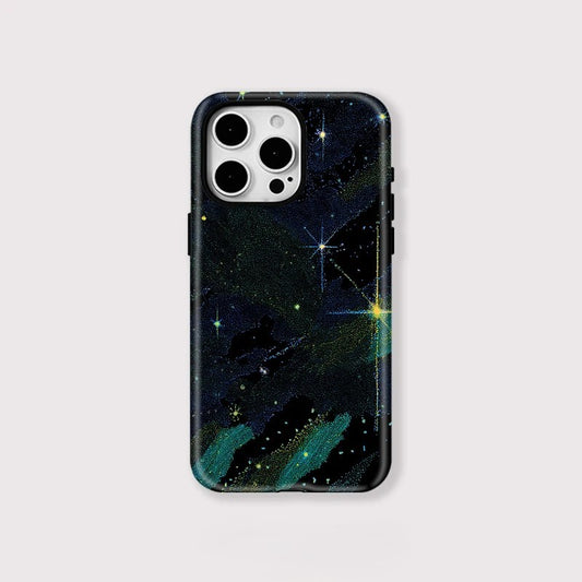 Acrylic Sky Starry MagSafe Shockproof iPhone Case for iPhone 11–16 Pro Max