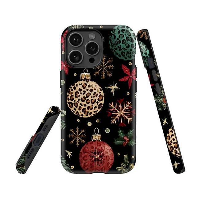 Christmas Silicone Shockproof Acrylic Case for iPhone 11–16 Pro Max