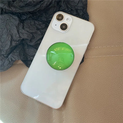 Crystal Agate Pattern Phone Ring Holder Finger Stand