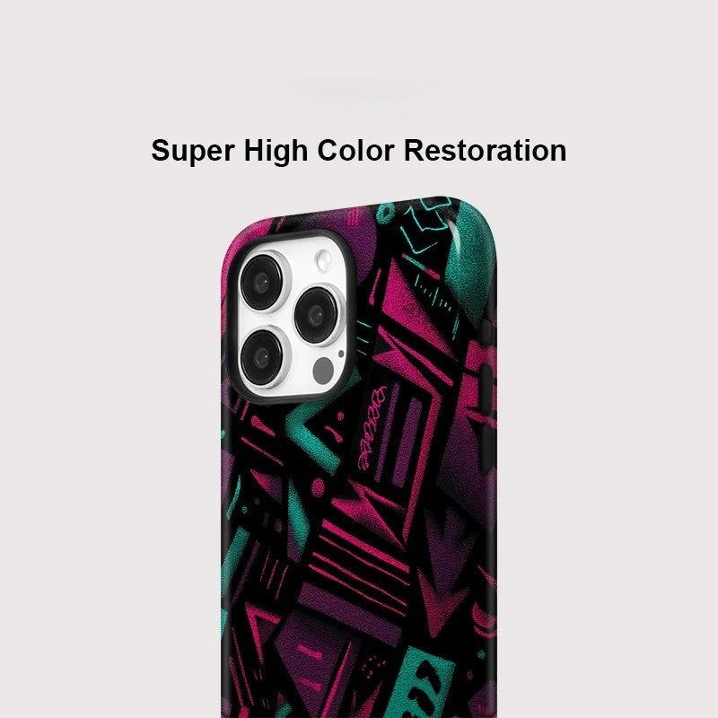 Art Painting Pattern MagSafe Shockproof iPhone Case for iPhone 11–16 Pro Max