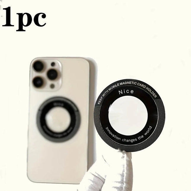 Vacuum Magnetic MagSafe Suction Cup Phone Holder 360° Adjustable Foldable Pocket Size