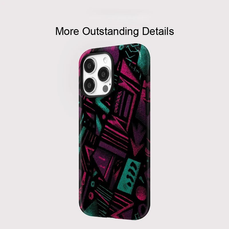 Art Painting Pattern MagSafe Shockproof iPhone Case for iPhone 11–16 Pro Max