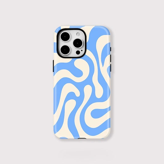 Stripe Design Acrylic MagSafe Shockproof iPhone Case for iPhone 11–16 Pro Max Series