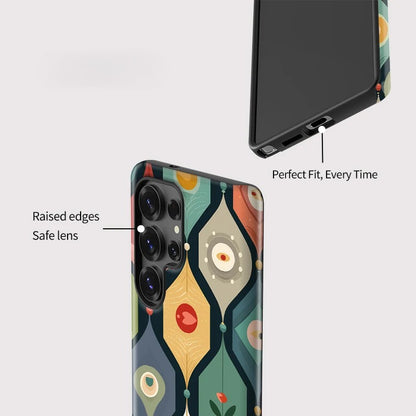 Fashion Art Painting Pattern Acrylic TPU Shockproof Case for Samsung Galaxy S23–S25 Series