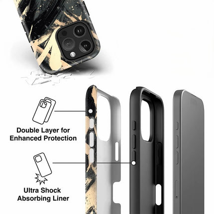 Art Painting Silicone Soft Shockproof Acrylic Case for iPhone 11–16 Pro Max
