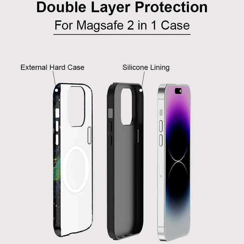 Acrylic Sky Starry MagSafe Shockproof iPhone Case for iPhone 11–16 Pro Max