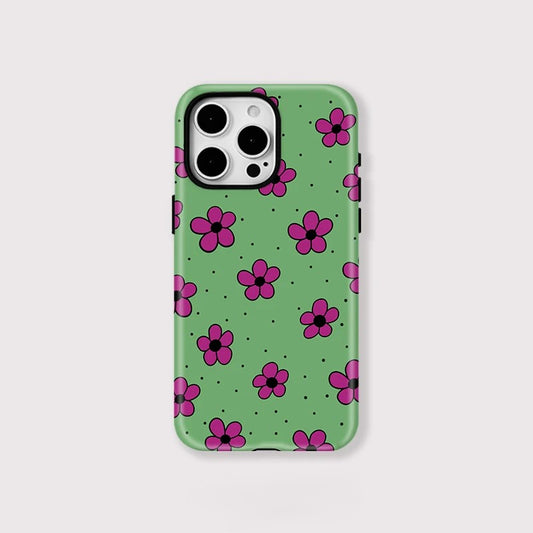 Nice Flower Pattern MagSafe Shockproof iPhone Case for iPhone 11–16 Pro Max
