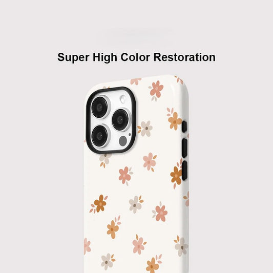 Floral Design Luxury MagSafe Shockproof iPhone Case for iPhone 11–16 Pro Max Series