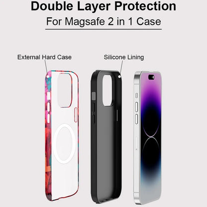 Love Letter Matte MagSafe Shockproof iPhone Case for iPhone 11–16 Pro Max