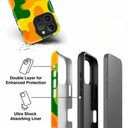 Fashion Painting Matte Soft Shockproof Back Case for iPhone 11–16 Pro Max