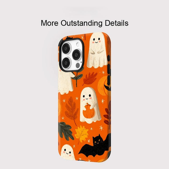 Halloween Pumpkin Magnetic Hard MagSafe Case for iPhone 11–16 Pro Max