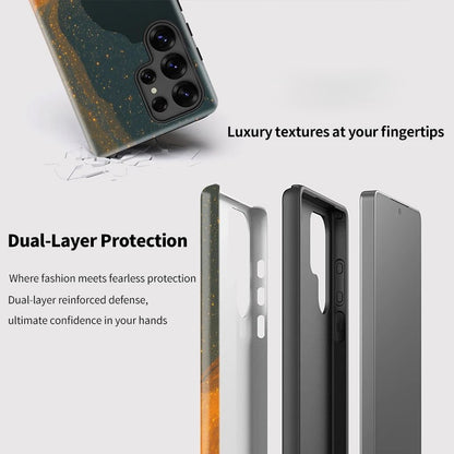 Starry Sky Shockproof Silicone Phone Case for Samsung Galaxy S23–S25