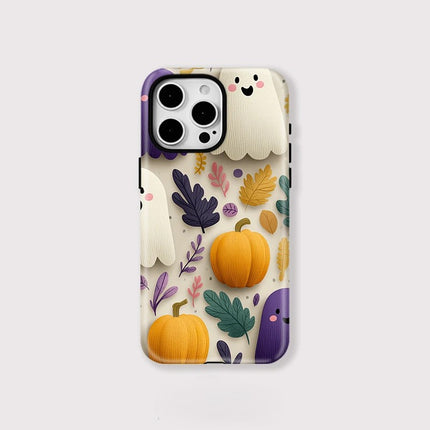 Pumpkin Halloween Soft Luxury Matte MagSafe Magnetic Case for iPhone 11–16 Pro Max