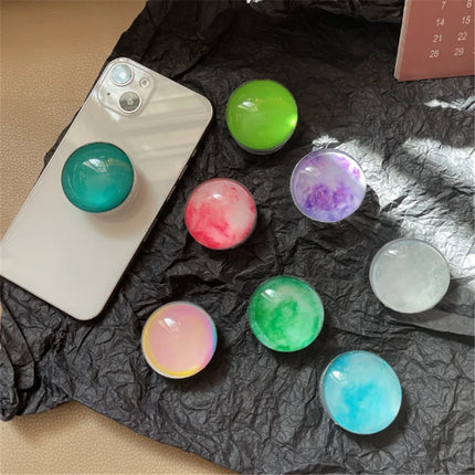 Crystal Agate Pattern Phone Ring Holder Finger Stand