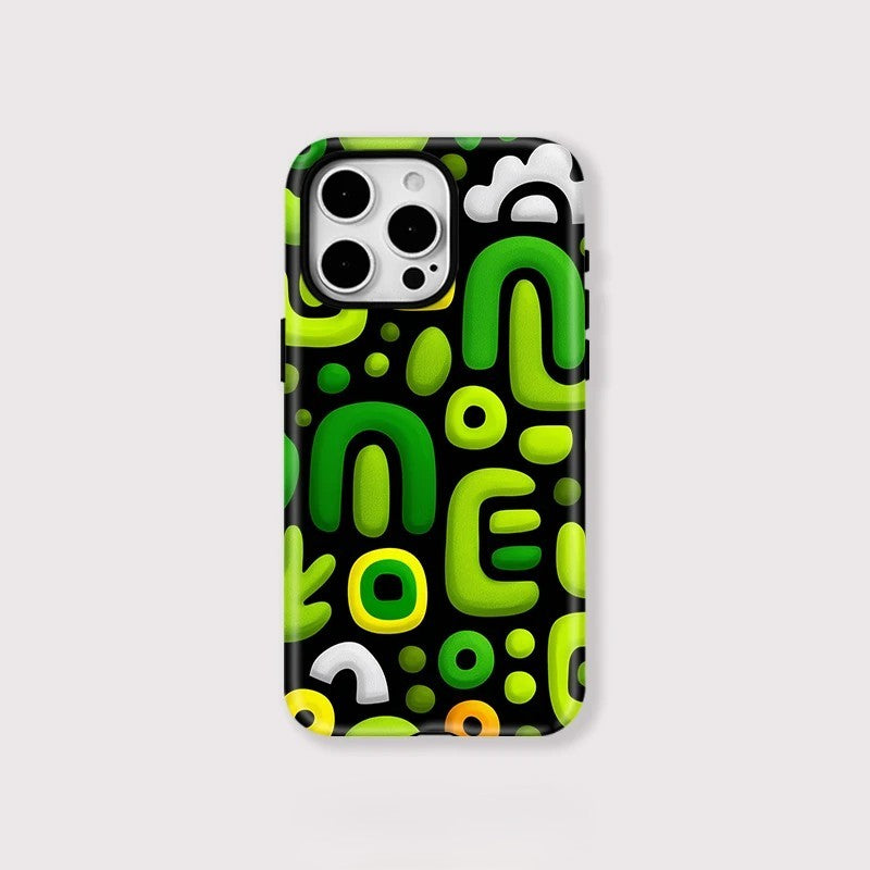 Painting Pattern MagSafe Shockproof iPhone Case for iPhone 11–16 Pro Max