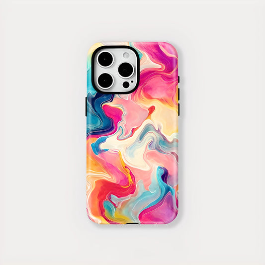 Colourful Lines MagSafe Shockproof iPhone Case for iPhone 11–16 Pro Max