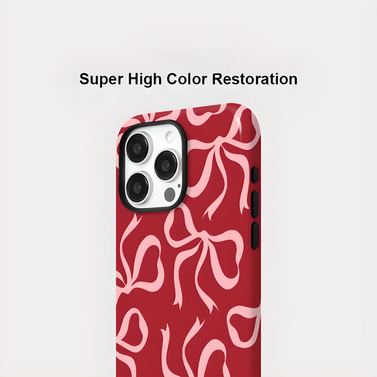 Lovely Bow MagSafe Shockproof iPhone Case for iPhone 11–16 Pro Max