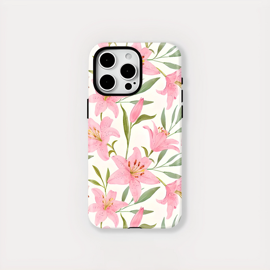 Flower Pattern MagSafe Shockproof iPhone Case for iPhone 11–16 Pro Max