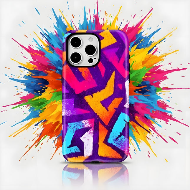 Colourful Art Painting MagSafe Shockproof iPhone Case for iPhone 11–16 Pro Max