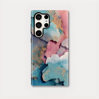 Marble Pattern Soft Silicone Shockproof Case for Samsung Galaxy S23–S25 Series