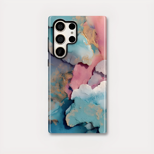Marble Pattern Soft Silicone Shockproof Case for Samsung Galaxy S23–S25 Series