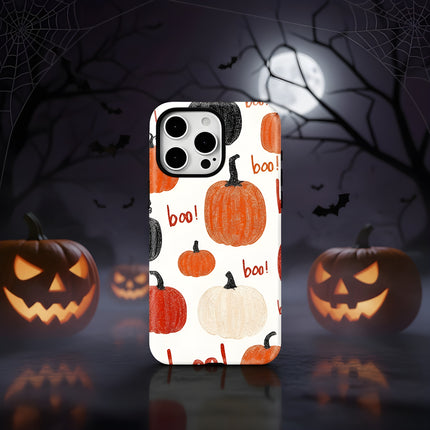 Pumpkin Matte Silicone MagSafe Magnetic Wireless Charging Case for iPhone 11–16 Pro Max
