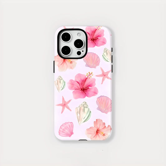 Flower Starfish Conch Shell MagSafe Shockproof iPhone Case for iPhone 11–16 Pro Max