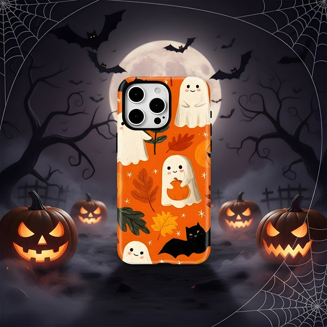 Halloween Pumpkin Magnetic Hard MagSafe Case for iPhone 11–16 Pro Max