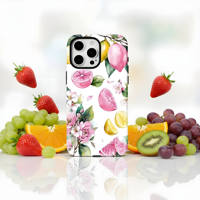 Luxury Flower and Fruits Pattern MagSafe Shockproof iPhone Case for iPhone 11–16 Pro Max